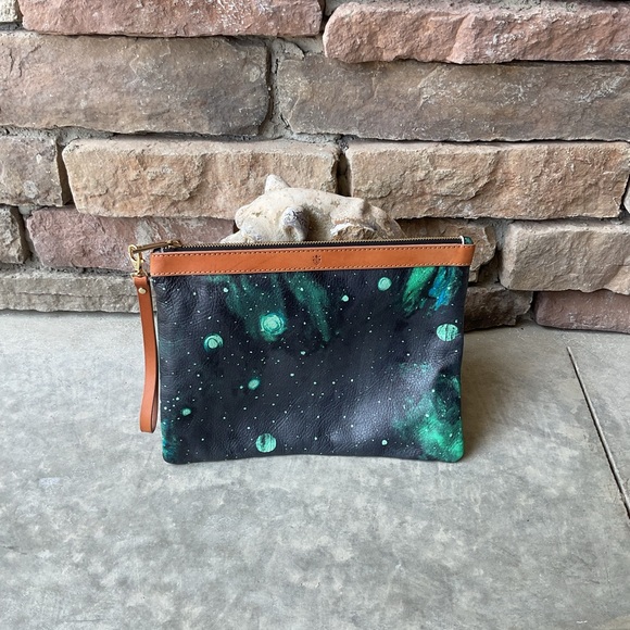 Garuglieri Handbags - Garuglieri Italian Leather Wristlet Pouch